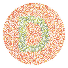 Red Green Color Blind Test Upper Letter D