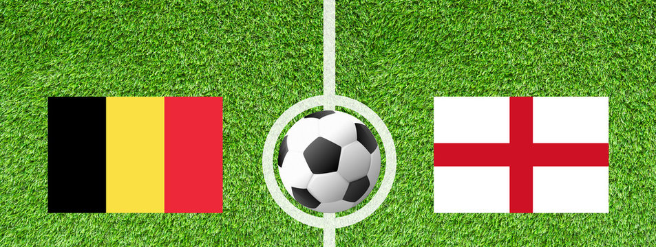 Fußball WM - Belgien gegen England