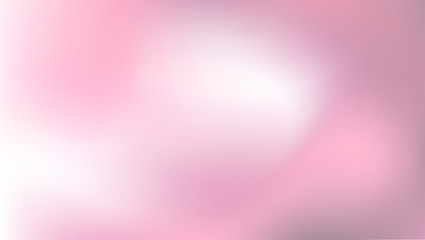 Soft abstract pink background in watercolor painting style. Mesh background, smooth blurred gradient with mixing of paint. Resizable and editable vector illustration. Backdrop for wedding, invitation.
