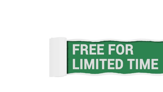 Free for limited time sign