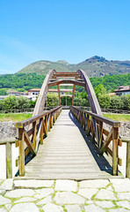 Fototapeta na wymiar Cangas de Onis, Principado de Asturias, Asturias, españa