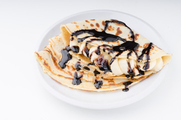 Crepes bio homemade, food photography, delish dessert