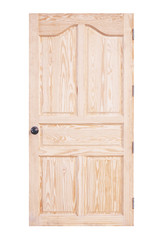 pine wooden door