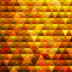 abstract vector stained-glass triangle mosaic background