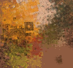 Contemporary art. Hand made art. Colorful texture. Modern artwork. Brushstrokes. Artistic background image. Abstract painting on canvas. Charcoal.