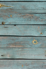 Weathered turquoise wooden background texture