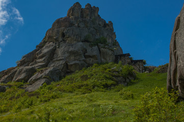 cliff of an old destroyed fortress