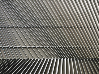 Full Frame Background of Striped Planks Building Exterior