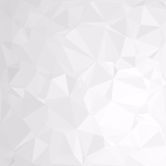 Gray White Polygonal Background, Creative Design Templates