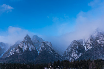 Clouds in Bucegi Mountains