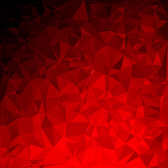 Red Polygonal Mosaic Background, Creative Design Templates