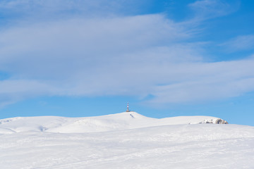 Winter ski resort at Cota 2000 , Sinaia , Romania