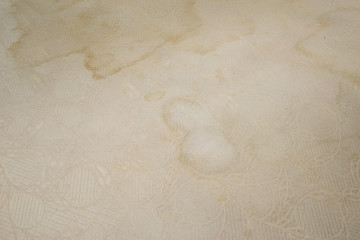 stains on a old mattress