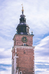 Clock tower krakow