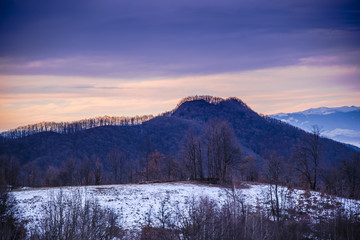 Winter in the Mountains