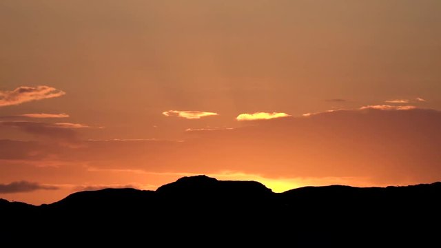 Coucher de soleil / sunset on the scottish coast