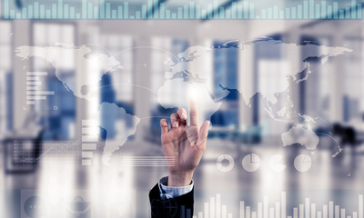 Concept of using modern technologies for business globalization 