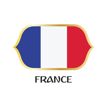 France flag national flag soccer emblem