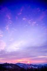 Winter sunrise