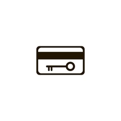 electronic pass icon. flat design