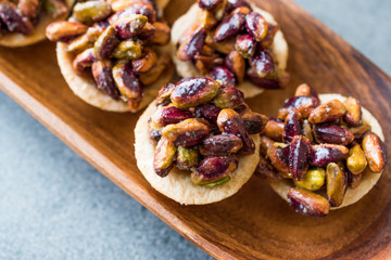 Mini Pistachio Tarts, Tartolet or Tartlets with Nuts