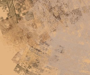 Fototapeta premium Contemporary art. Hand made art. Colorful texture. Modern artwork. Brushstrokes. Artistic background image. Abstract painting on canvas. Charcoal.