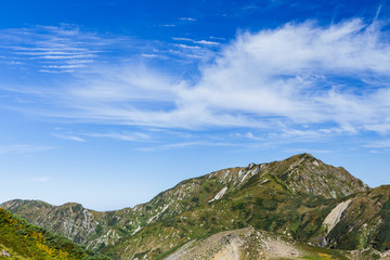 Fototapeta premium 立山室堂からみる奥大日岳