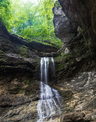 Fototapeta na wymiar Lost Valley Waterfall - Ponca, Arkansas