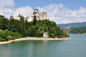 Naklejka premium old castle, Niedzica, Poland, Europe