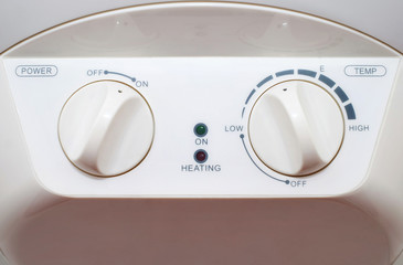 Control Panel of home electric water heater (boiler).