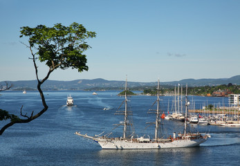 Pipervika bay in Oslo. Norway