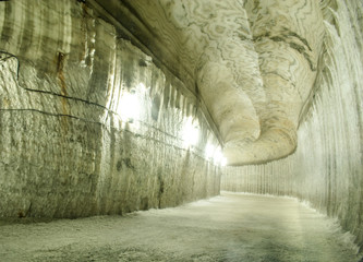  The gallery of the salt mine