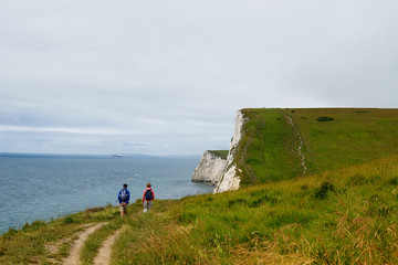 Jurassic Coast in Britain, Dorset. Summer time