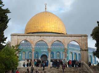 Felsendom auf dem Tempelberg in Jerusalem