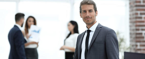 portrait of confident businessman