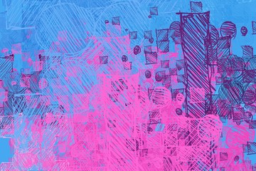 Contemporary art. Hand made art. Colorful texture. Modern artwork. Brushstrokes. Artistic background image. Abstract painting on canvas. Charcoal.