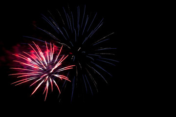 Fototapeta premium Summer Fireworks Celebrations 