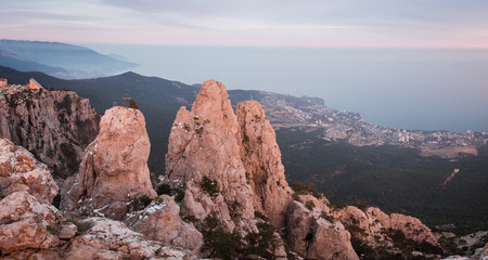 Mountain range Ai-Petri, the Republic of Crimea.