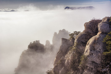 Mountain range Demerdzhi, the Republic of Crimea.