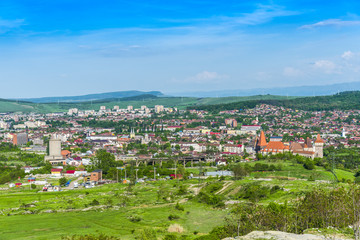 Fototapeta na wymiar Hunedoara city view, Romania