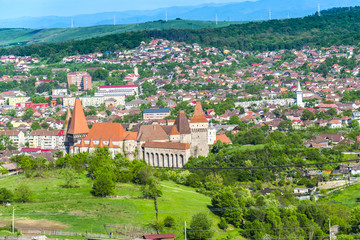 Hunedoara city view, Romania