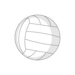 Isolated volleyball ball icon