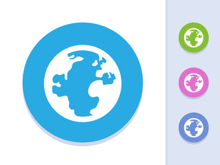 Earth - Simple Buttons