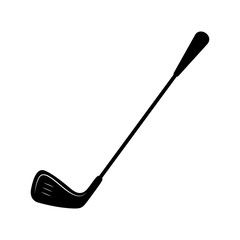 Isolated golf club icon