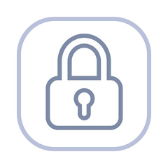 Lock - Action Stroke Icons