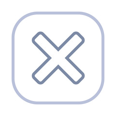 Cross - Action Stroke Icons