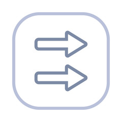 Double Arrows - Action Stroke Icons