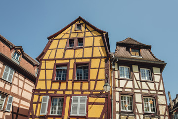 Fototapeta na wymiar Typical architecture in Colmar, France