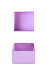 Paper gift box isolated