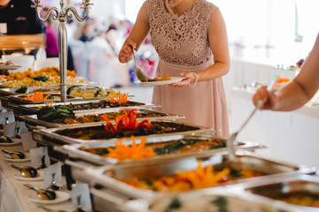 catering wedding buffet for events food